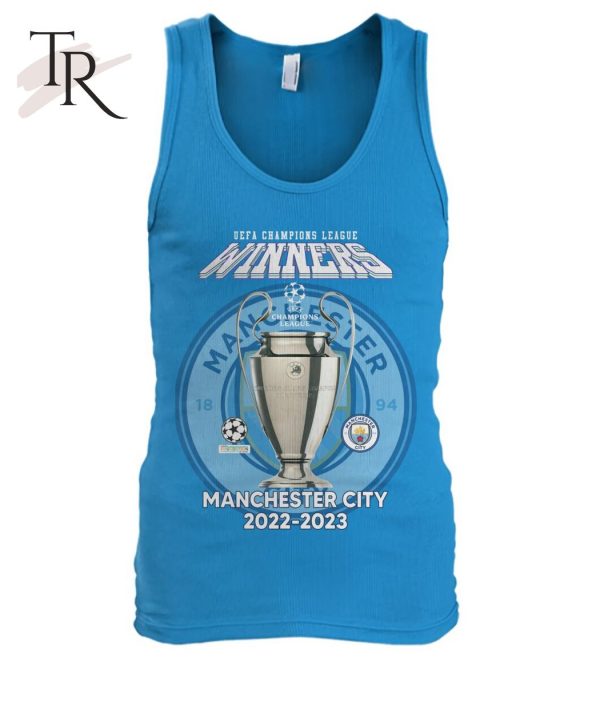 UEFA Champions League Winners Manchester City 2022 – 2023 T-Shirt