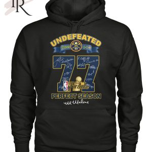 Undefeated 2022-23 4-1 Denver Nuggets Finals Perfect Season T-Shirt