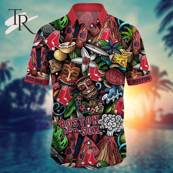 Boston Red Sox MLB Flower Hawaii Shirt For Fans