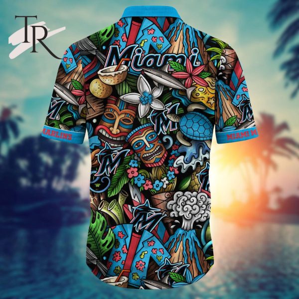 Miami Marlins MLB Flower Hawaii Shirt For Fans