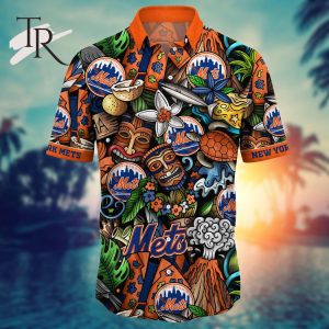 New York Mets MLB Flower Hawaii Shirt For Fans