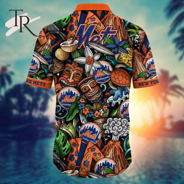 New York Mets MLB Flower Hawaii Shirt For Fans