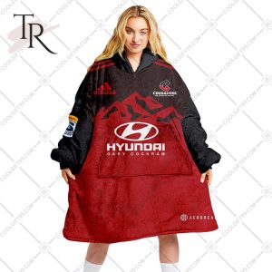 Personalized Super Rugby Crusaders Jersey Oodie, Flanket, Blanket Hoodie, Snuggie