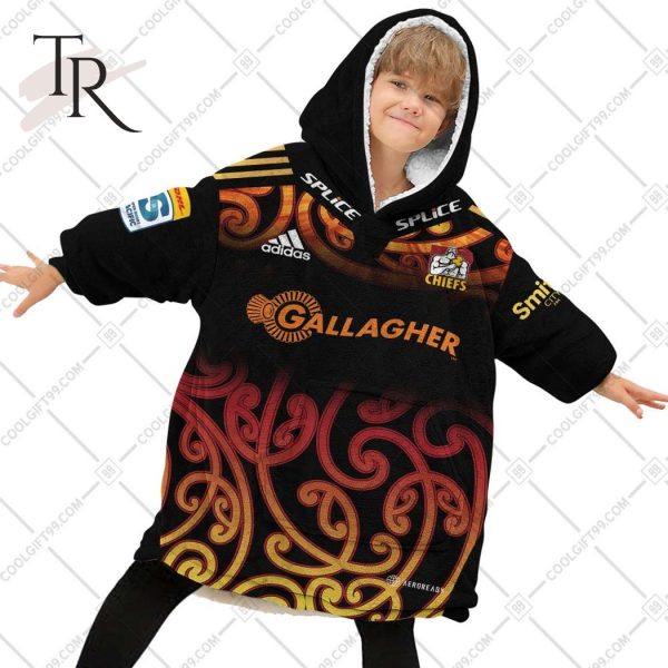 Personalized Super Rugby Gallagher Chiefs Jersey Oodie, Flanket, Blanket Hoodie, Snuggie