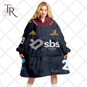 Personalized Super Rugby Highlanders Jersey Oodie, Flanket, Blanket Hoodie, Snuggie