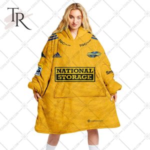 Personalized Super Rugby Hurricanes Jersey Oodie, Flanket, Blanket Hoodie, Snuggie