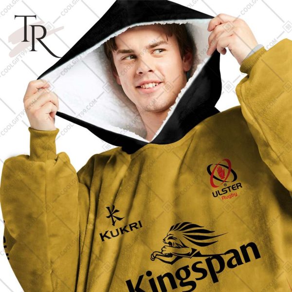 Personalized IRFU Ulster Rugby 2023 Away Jersey Style Oodie, Flanket, Blanket Hoodie, Snuggie