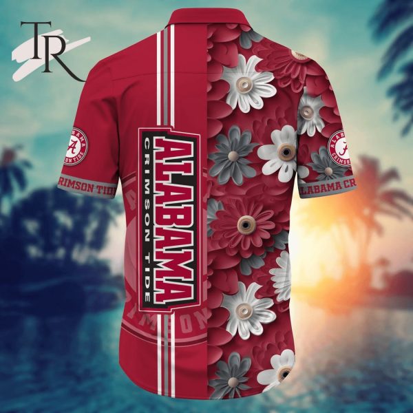 Alabama Crimson Tide NCAA1 Flower Hawaii Shirt For Fans