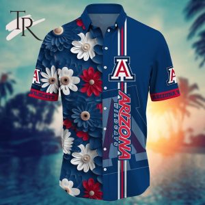 Arizona Wildcats NCAA3 Flower Hawaii Shirt For Fans