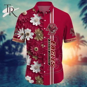 Boston College Eagles NCAA3 Flower Hawaii Shirt For Fans