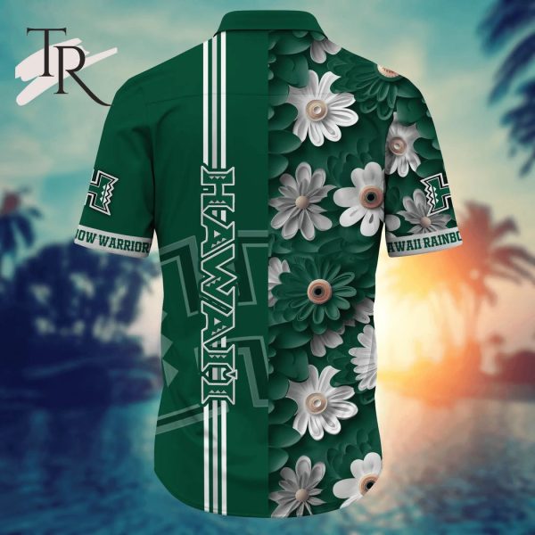 Hawaii Rainbow Warriors NCAA3 Flower Hawaii Shirt For Fans