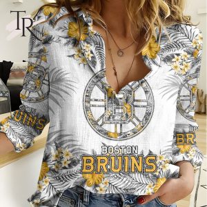 NHL Boston Bruins Special Hawaiian Design Woman Casual Shirt
