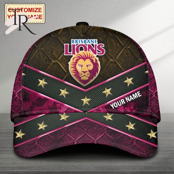 AFL Brisbane Lions Customize Your Name Baseball Cap