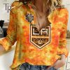 NHL Florida Panthers Special Orange Shirt Design Woman Casual Shirt