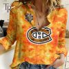 NHL Minnesota Wild Special Orange Shirt Design Woman Casual Shirt