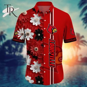 Louisville Cardinals NCAA2 Flower Hawaii Shirt For Fans