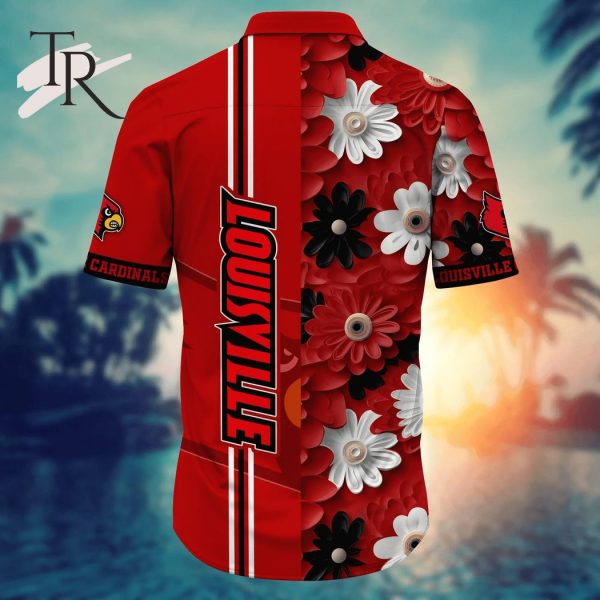 Louisville Cardinals NCAA2 Flower Hawaii Shirt For Fans