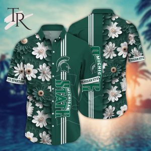 Michigan State Spartans NCAA1 Flower Hawaii Shirt For Fans