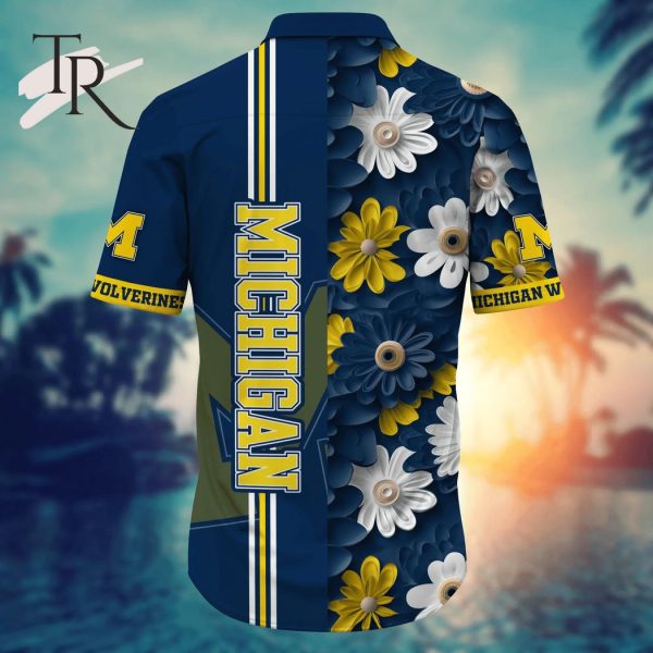 Michigan Wolverines NCAA2 Flower Hawaii Shirt For Fans