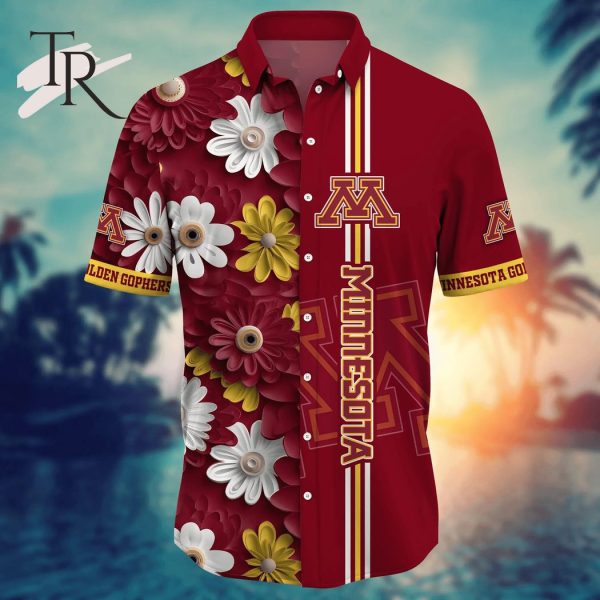 Minnesota Golden Gophers NCAA3 Flower Hawaii Shirt For Fans