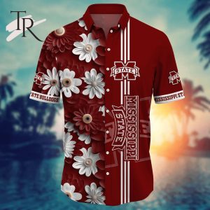 Mississippi State Bulldogs NCAA1 Flower Hawaii Shirt For Fans