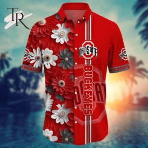 Ohio State Buckeyes NCAA1 Flower Hawaii Shirt For Fans
