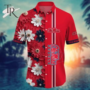 Ole Miss Rebels NCAA2 Flower Hawaii Shirt For Fans