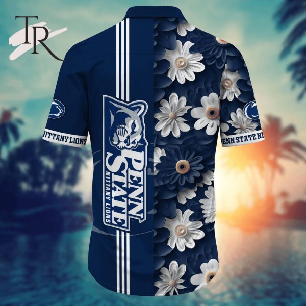 Penn State Nittany Lions NCAA1 Flower Hawaii Shirt For Fans