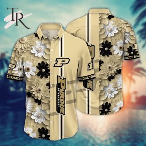 Purdue Boilermakers NCAA3 Flower Hawaii Shirt For Fans