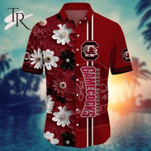South Carolina Gamecocks NCAA1 Flower Hawaii Shirt For Fans