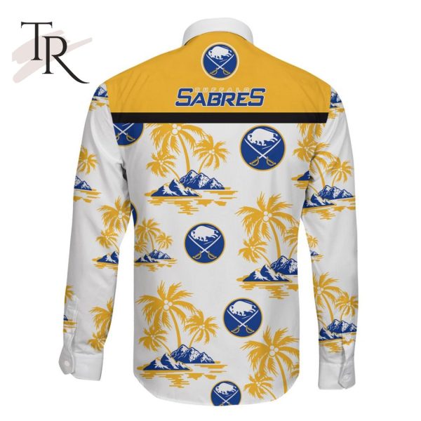 NHL Buffalo Sabres Special Hawaiian Design Long Sleeve Button Shirt