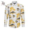 NHL San Jose Sharks Special Hawaiian Design Long Sleeve Button Shirt