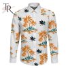 NHL Seattle Kraken Special Hawaiian Design Long Sleeve Button Shirt