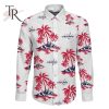 NHL Vegas Golden Knights Special Hawaiian Design Long Sleeve Button Shirt