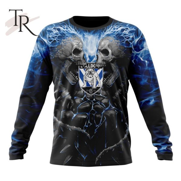 NRL Canterbury-Bankstown Bulldogs Special Skull Art Design Hoodie