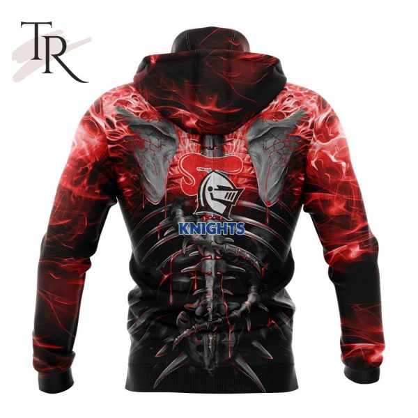 NRL Newcastle Knights Special Skull Art Design Hoodie