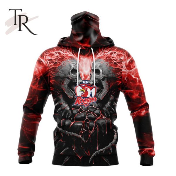 NRL Sydney Roosters Special Skull Art Design Hoodie