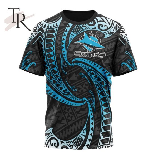 NRL Cronulla-Sutherland Sharks Special Polynesian Design Hoodie