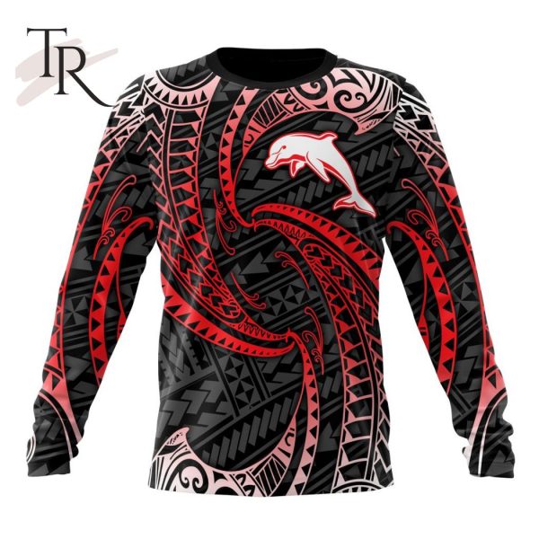 NRL Dolphins Special Polynesian Design Hoodie