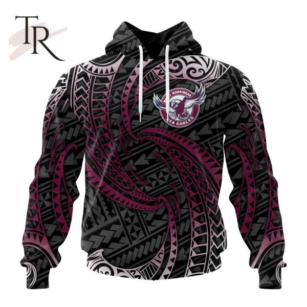 NRL Manly Warringah Sea Eagles Special Polynesian Design Hoodie