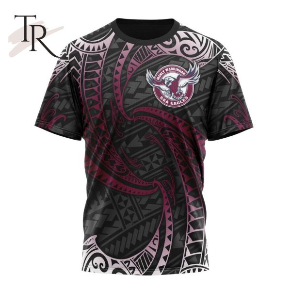 NRL Manly Warringah Sea Eagles Special Polynesian Design Hoodie