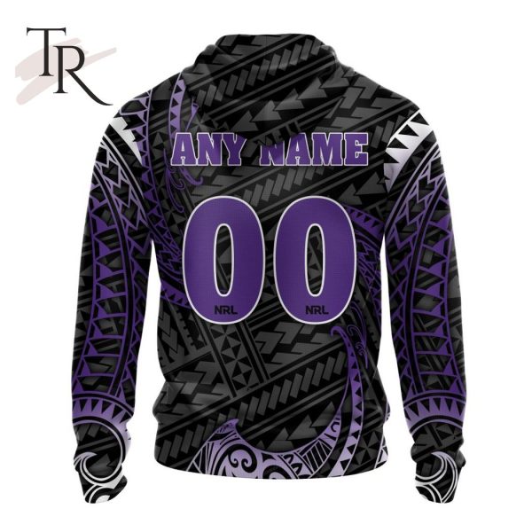 NRL Melbourne Storm Special Polynesian Design Hoodie