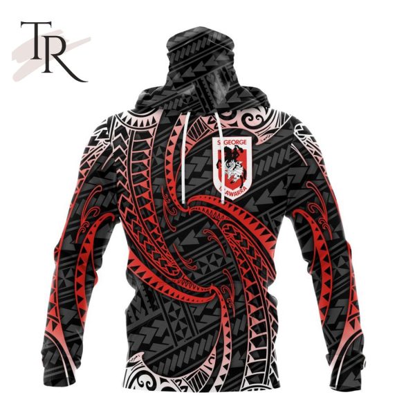 NRL St. George Illawarra Dragons Special Polynesian Design Hoodie