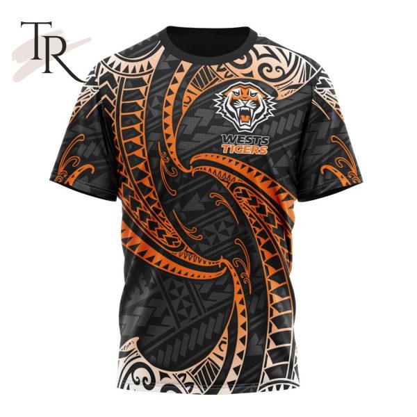 NRL Wests Tigers Special Polynesian Design Hoodie