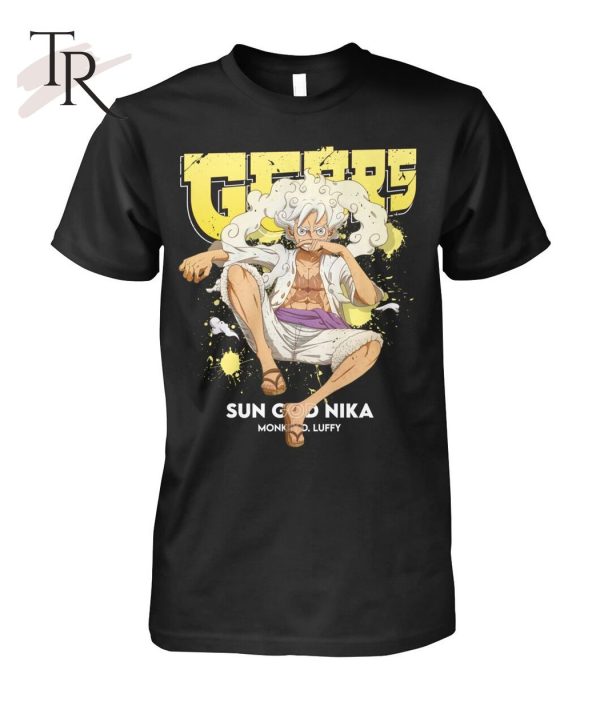 Sun God Nika Luffy’s Gear 5 Unisex T-Shirt