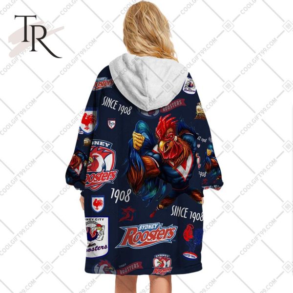 NRL Sydney Roosters Season Logo Oodie Blanket Hoodie