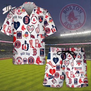 MLB Boston Red Sox Baseball Unisex Hawaiian Short Pants
