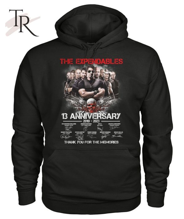 The Expendables 13th Anniversary 2010 – 2023 Thank You For The Memories T-Shirt