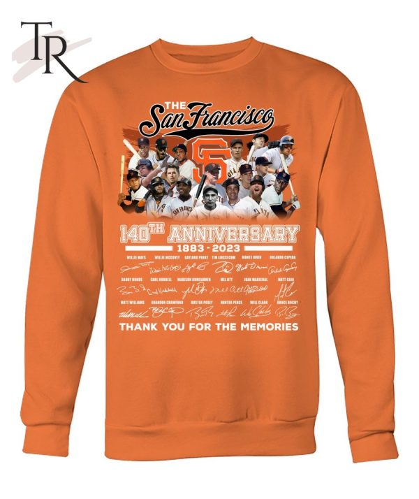 The San Francisco 140th Anniversary 1883 – 2023 Thank You For The Memories T-Shirt