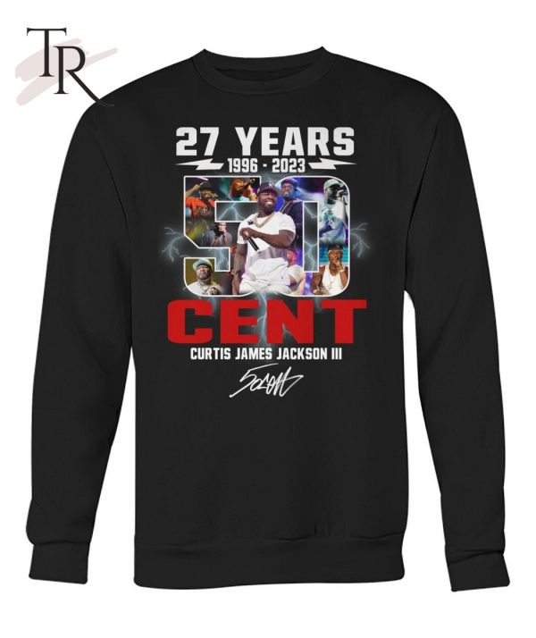 27 Years 1996 – 2023 Cent Curtis James Jacson III T-Shirt